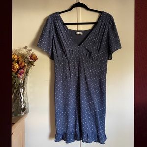 Abercrombie & Fitch Blue Polka Dot Dress